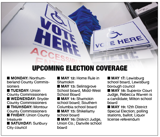 Upcoming election coverage